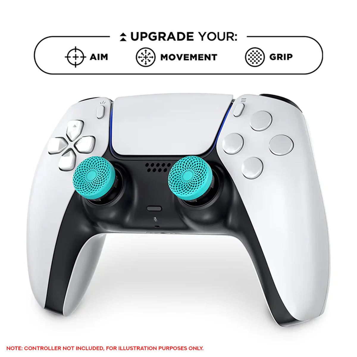 Steelseries Kontrolfreek Action Adventure Thumbsticks for PS4/ PS5 (Frenzy Edition (Purple), Lotus Edition (Teal), CQC Edition (Grey)) - Image 5