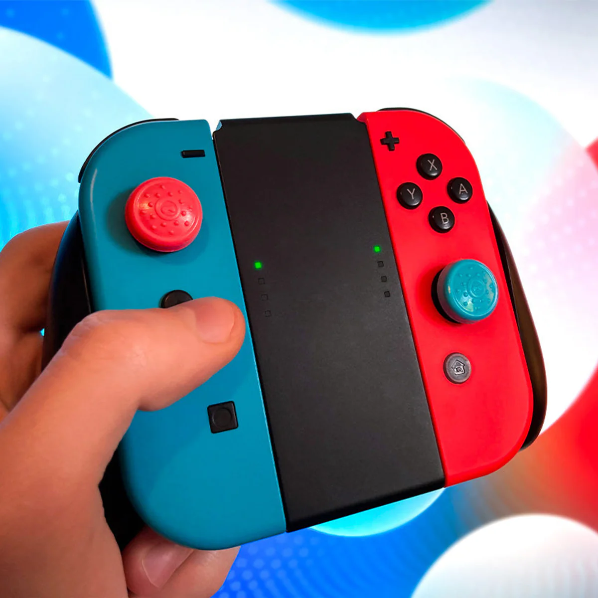 SteelSeries Kontrolfreek No-Slip Thumb Grips for Switch Joy-Cons / Switch Lite (1510-JOY) - Image 3