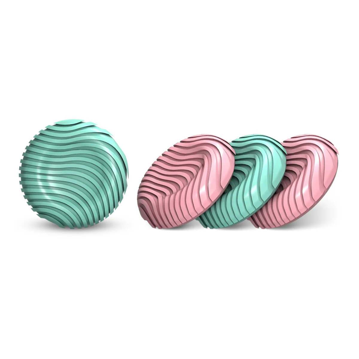 SteelSeries Kontrolfreek No-Slip Thumb Grips Strawberry Sage Edition for Nintendo Switch 2 / Nintendo Switch (1012-SW2) - Image 2