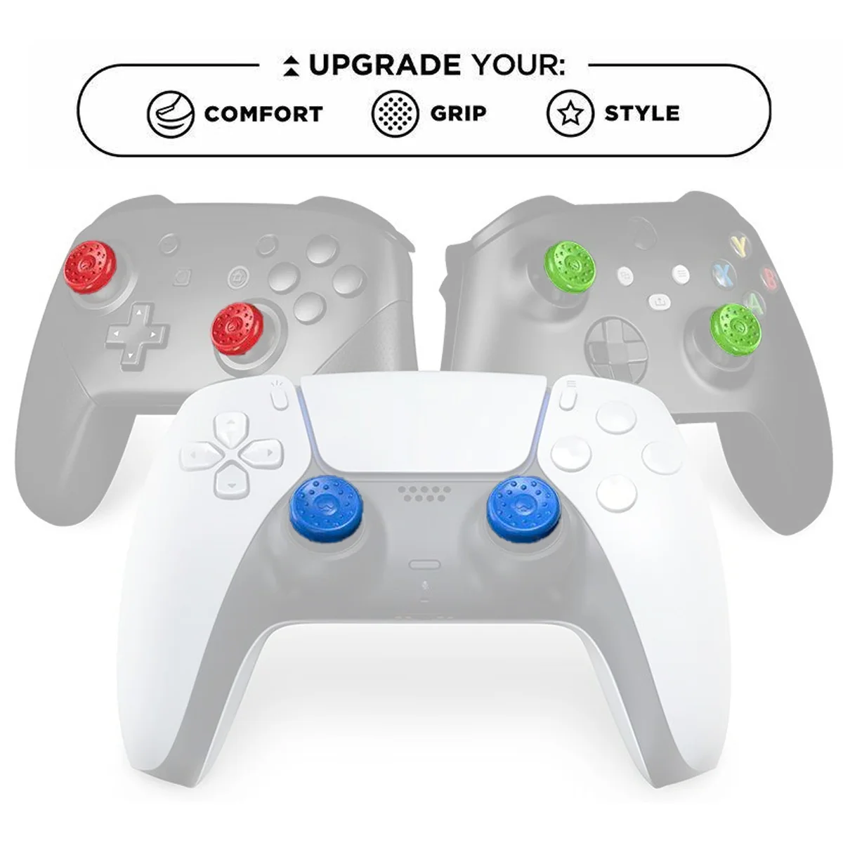 SteelSeries KontrolFreek No-Slip Thumb Grips Universal Ed. for Playstation/ Xbox/ Switch Pro Controller (1010-UNI) - Image 2