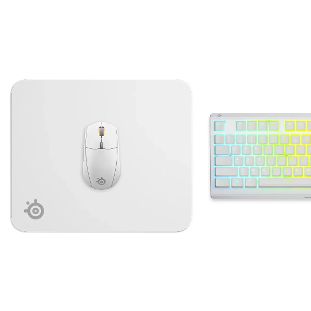 SteelSeries QCK Cloth Mousepad (Large) (Aqua, Lavender, White) - Image 12