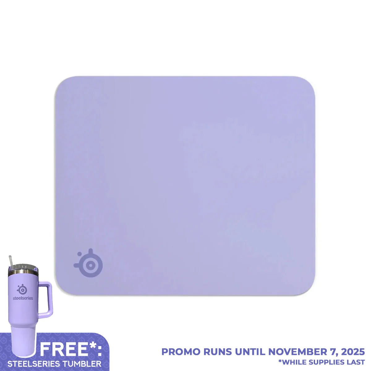 SteelSeries QCK Cloth Mousepad (Large) (Aqua, Lavender, White) - Image 6