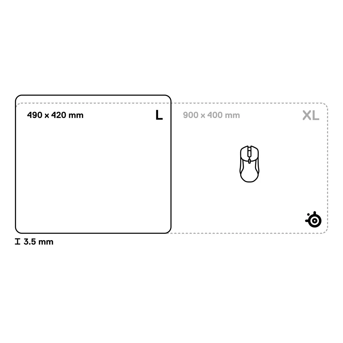 SteelSeries QCK Performance Balance Mousepad (L, XL)  - Image 7