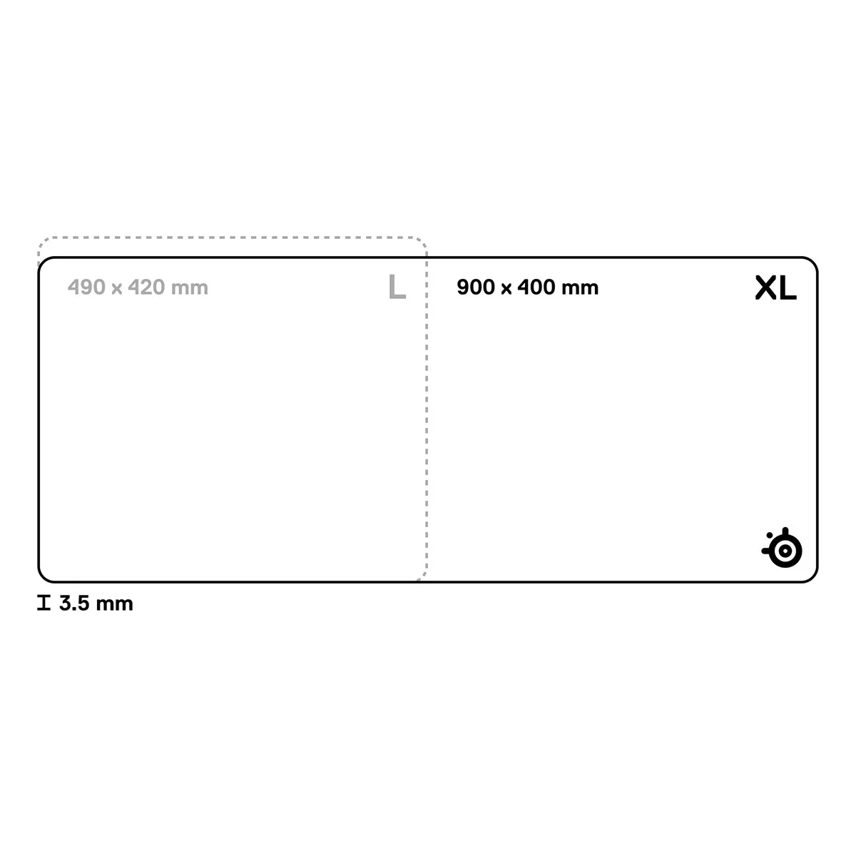 SteelSeries QCK Performance Speed Mousepad (L, XL) - Image 4
