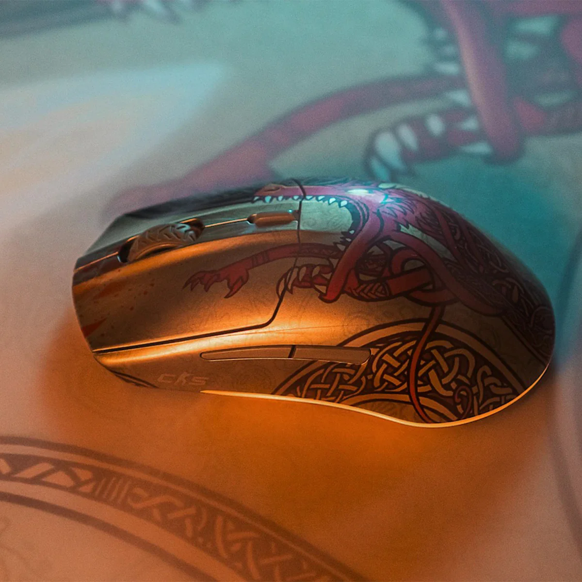 SteelSeries Wireless Gaming Mouse CS2 Dragon Lore Edition (62614) - Image 3