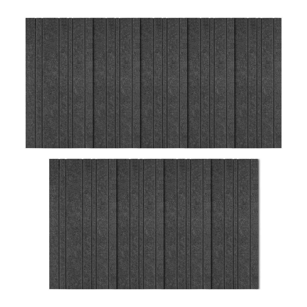 Streamplify Acoustic Panel Slim 12mm High-Density Polyester Fiber 60X30CM (6-Packs) (Dark Grey & Pink) - Image 3