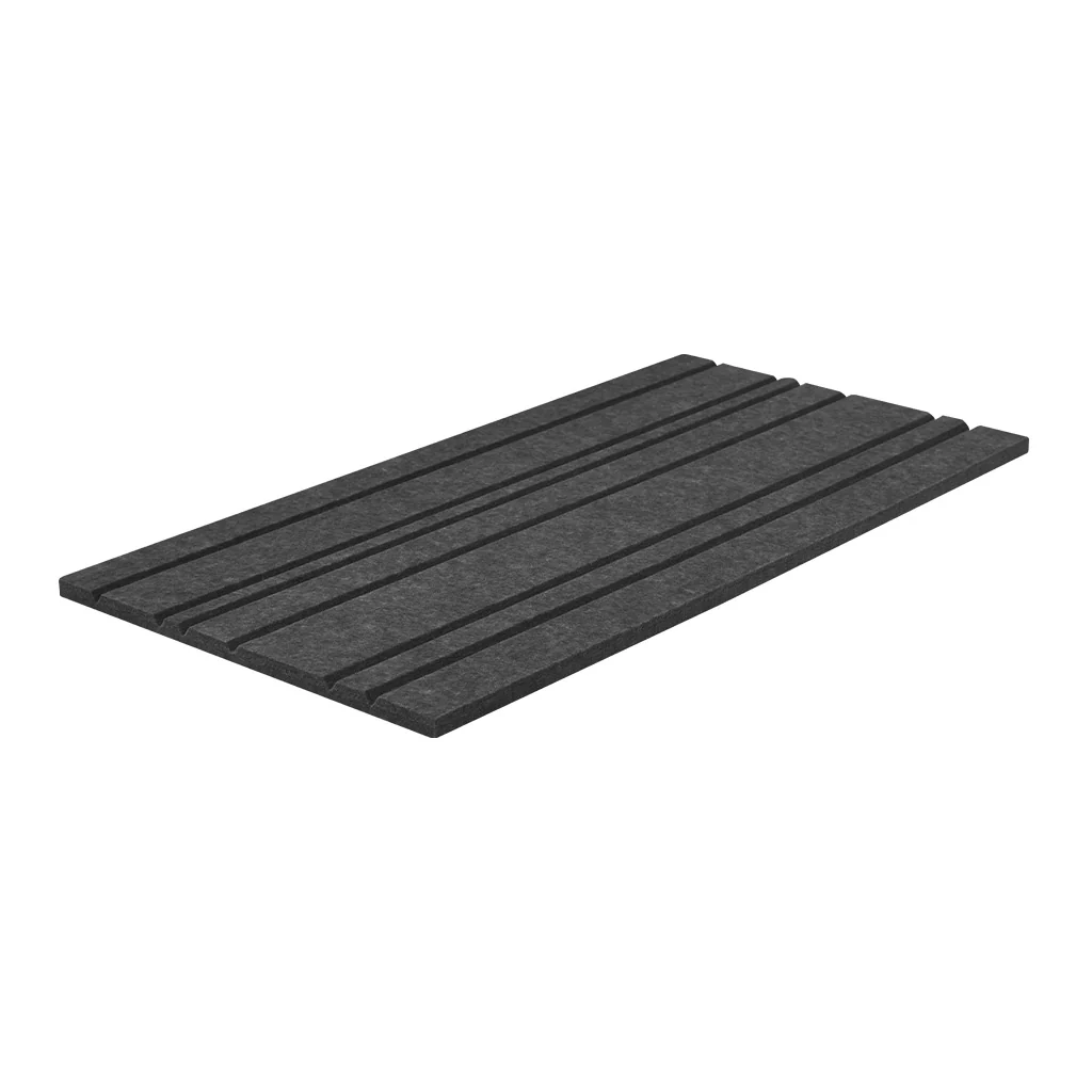 Streamplify Acoustic Panel Slim 12mm High-Density Polyester Fiber 60X30CM (6-Packs) (Dark Grey & Pink) - Image 4