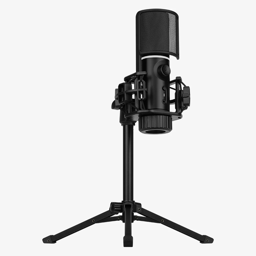 Streamplify Mic Tripod RGB Cardioid 2 Audio Modes (Black) (MIC-48-RGB-TB-BK) - Image 3