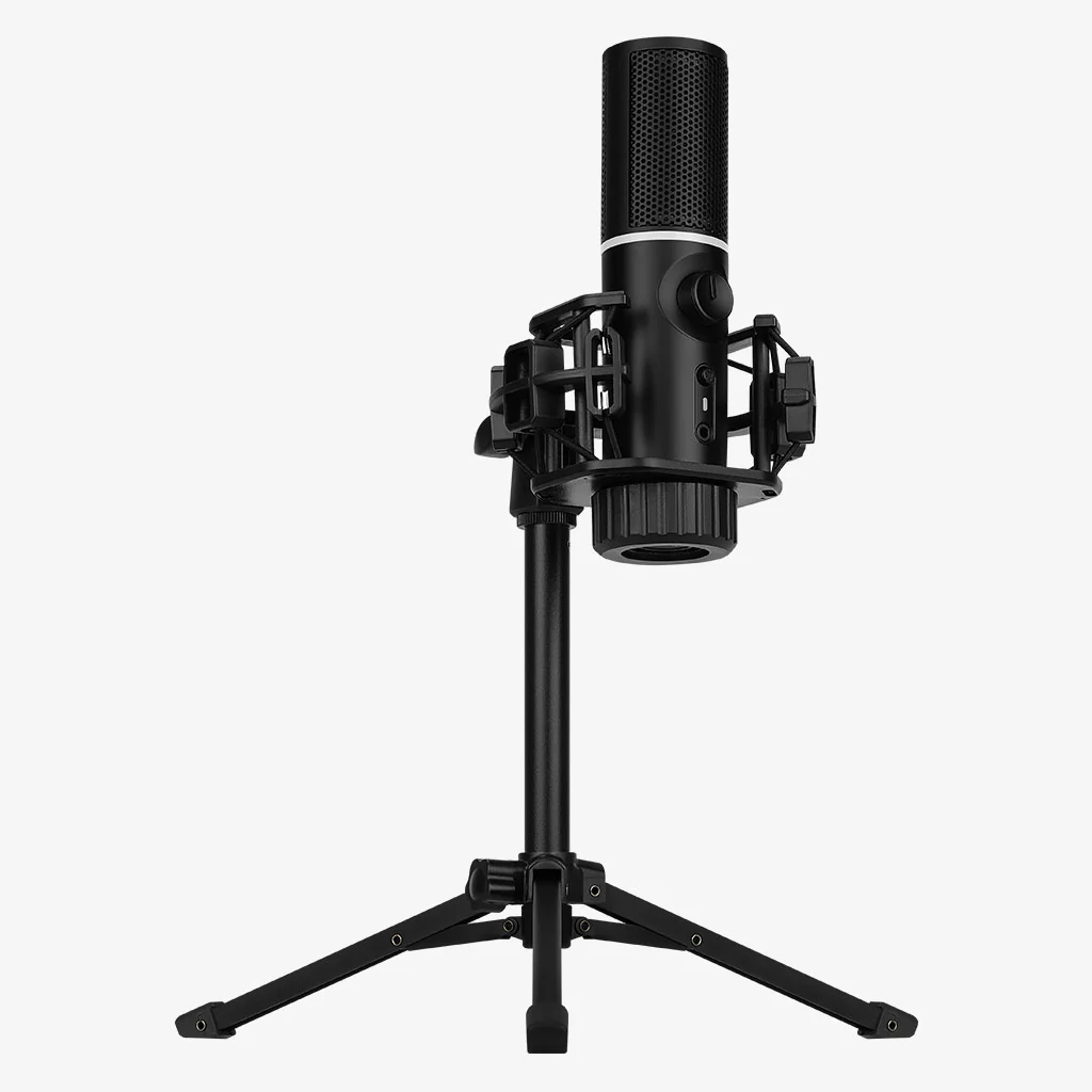 Streamplify Mic Tripod RGB Cardioid 2 Audio Modes (Black) (MIC-48-RGB-TB-BK) - Image 4