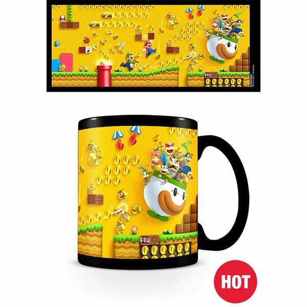 Super Mario Gold Coin Rush Heat Changing Mug - Image 2