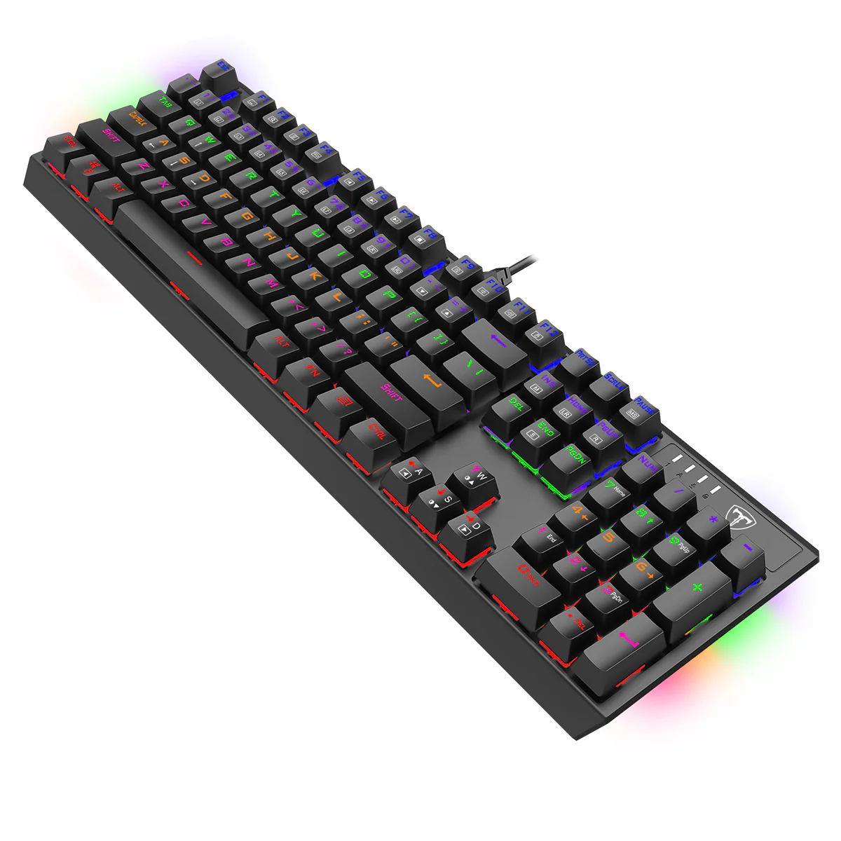 T-Dagger Pavones 104-Key Entry Level Wired Mechanical Keyboard With Side Light Effects (Blue Switch) (T-TGK319) - Image 3