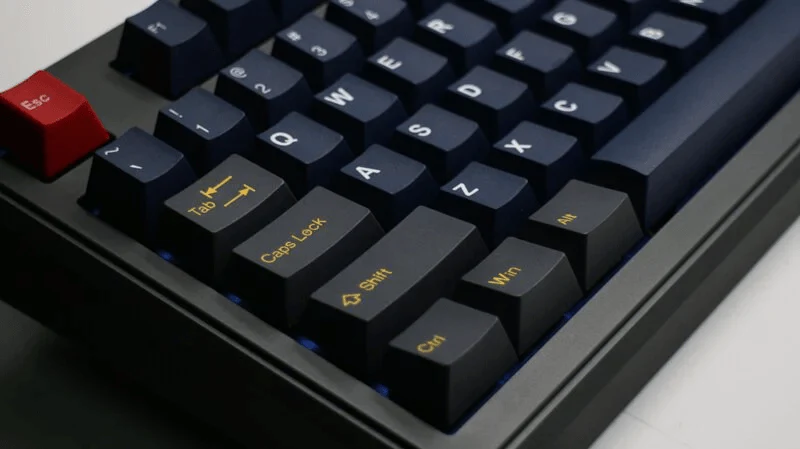 Taihao Double Shot ABS-CUBIC Keycaps Set For Cherry MX Switch (113-Keys) (Midnight Sun) (T01BN301) - Image 4