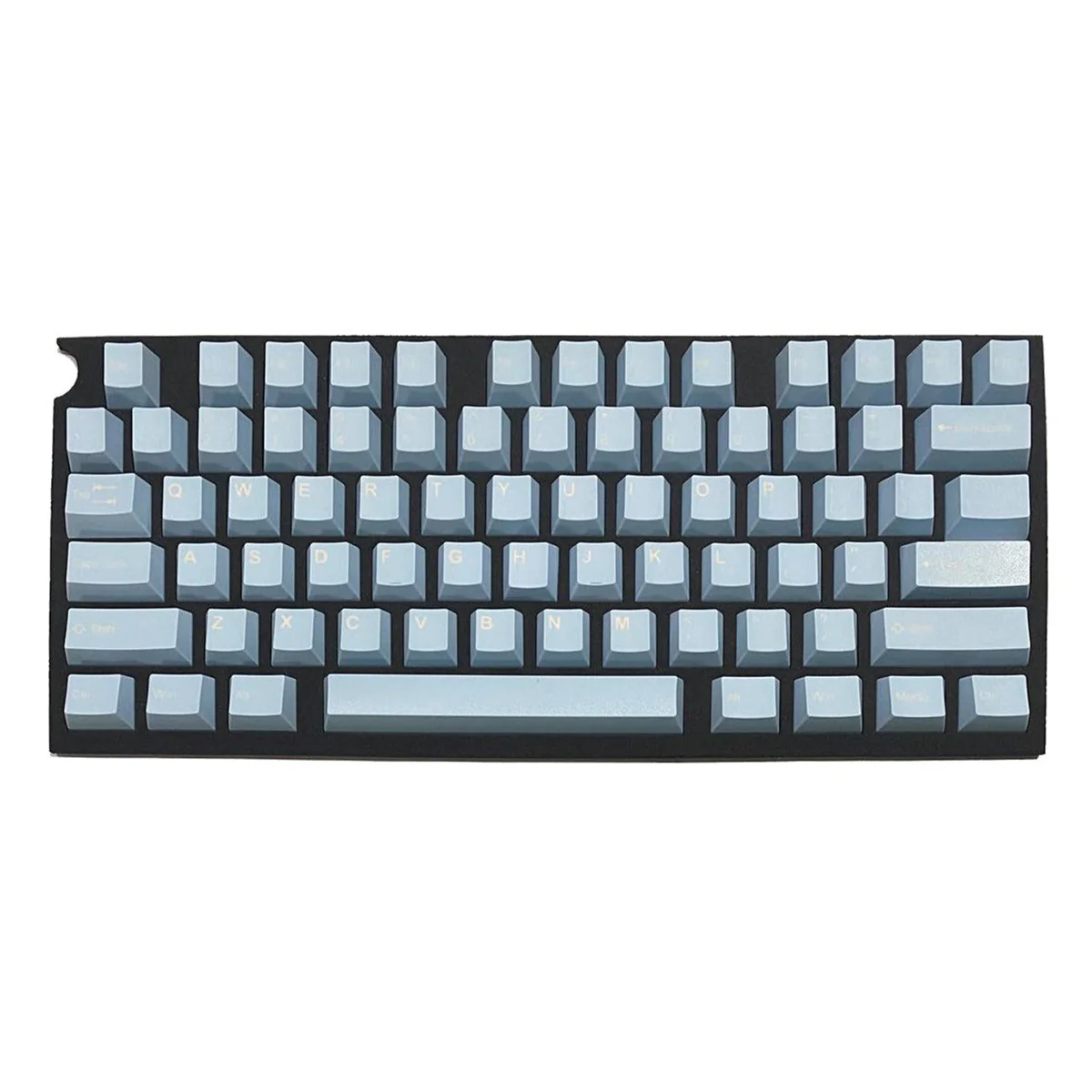 Taihao Double Shot ABS-Cubic Keycaps Set For Cherry MX Switch (150-Keys) (Blue Glacial Lake) (T01BG101)