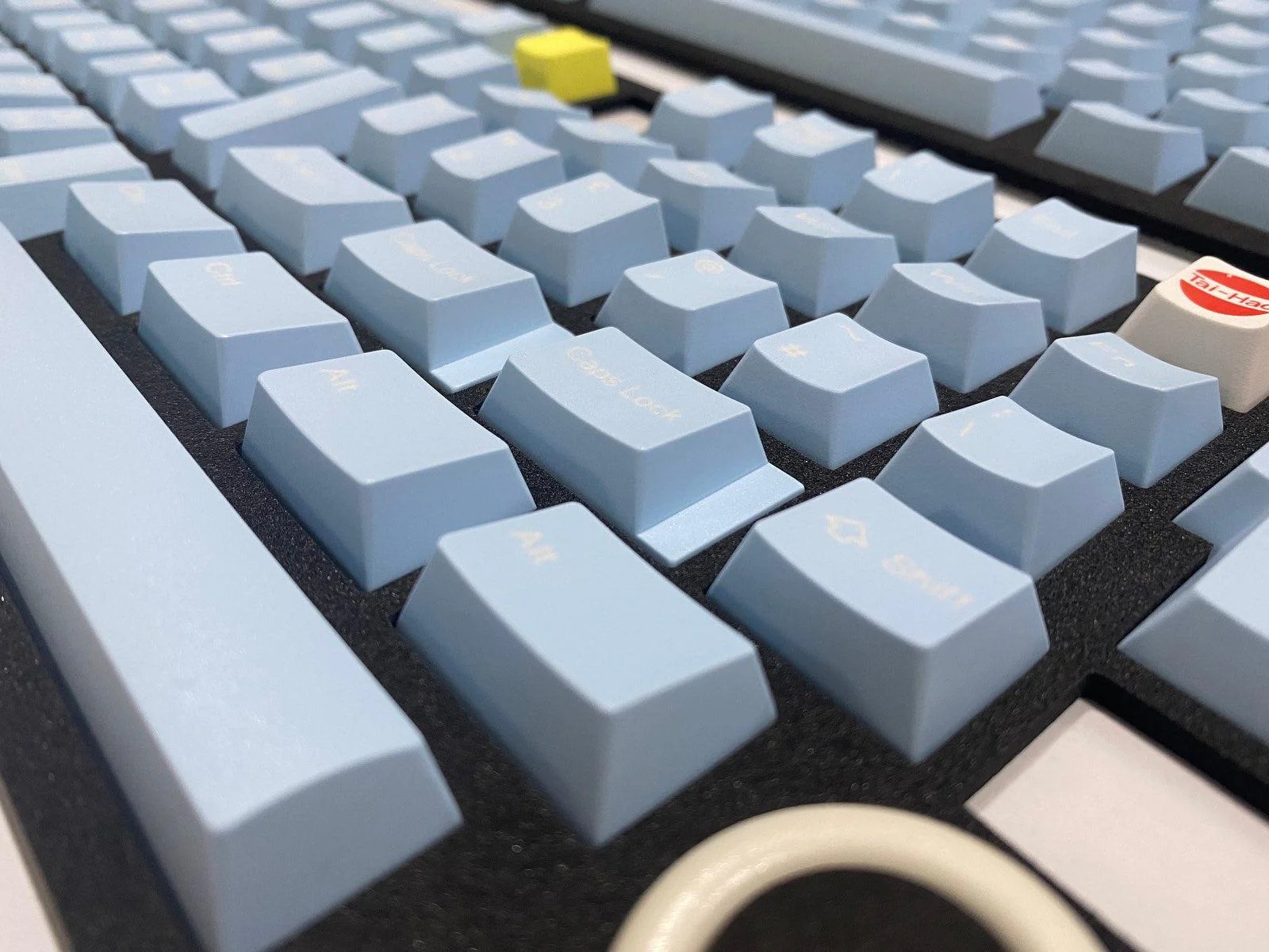 Taihao Double Shot ABS-Cubic Keycaps Set For Cherry MX Switch (150-Keys) (Blue Glacial Lake) (T01BG101) - Image 4