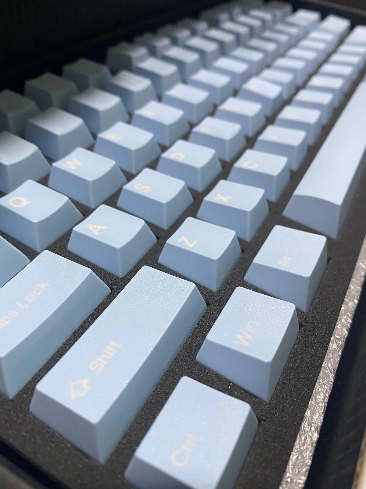 Taihao Double Shot ABS-Cubic Keycaps Set For Cherry MX Switch (150-Keys) (Blue Glacial Lake) (T01BG101) - Image 5