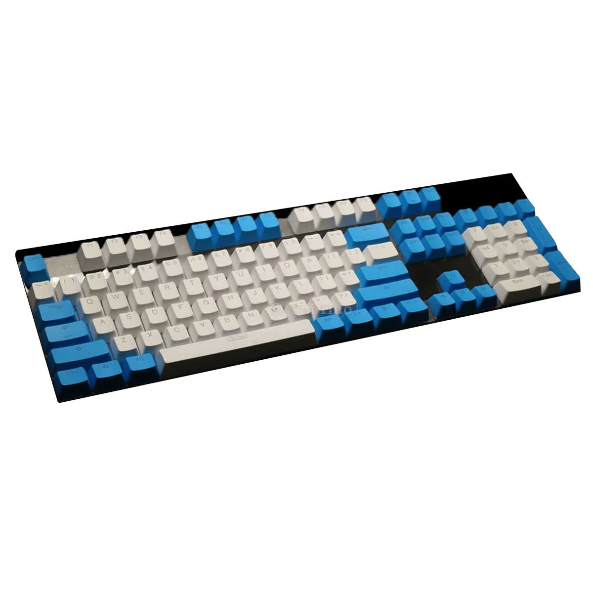 TAIHAO DOUBLE SHOT PBT BACKLIT KEYCAPS SET FOR CHERRY MX SWITCH (114-KEYS) (BLUE DROP) (C12WR201)