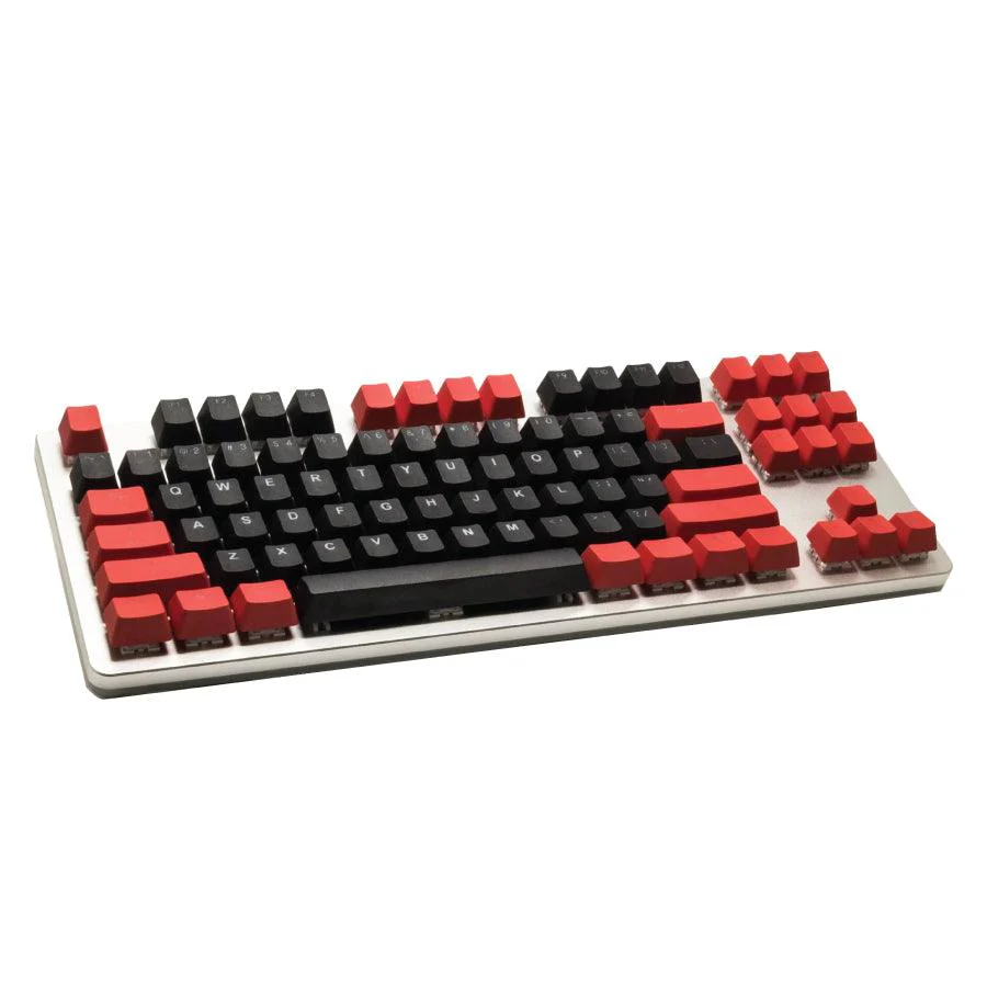 Taihao Double Shot PBT Backlit Keycaps Set For Cherry MX Switch (117-Keys) (Red/Black) (C22BK203) - Image 4