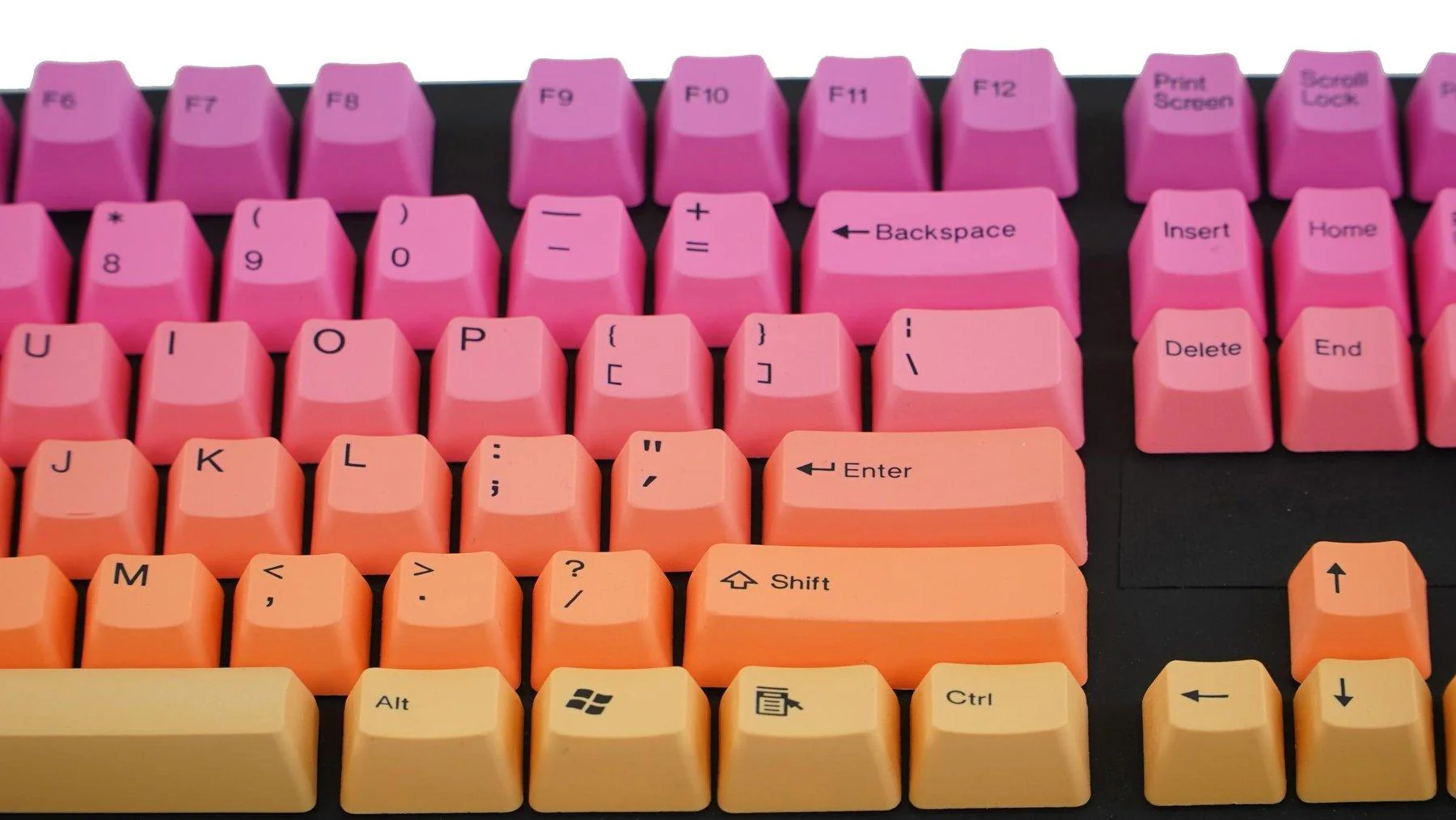 Taihao Double Shot PBT Keycaps Set For Cherry Mx Switch (104-Keys) (Sunshine) (C02RB601) - Image 4