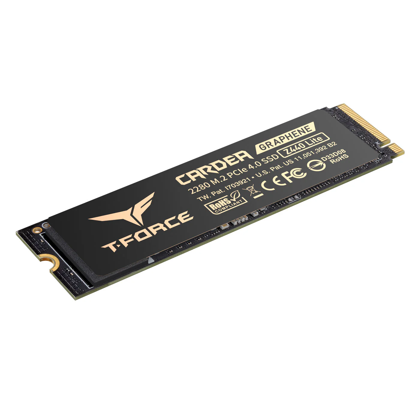 TeamGroup T-Force Cardea Z440 Lite M.2 2280 1TB PCIe Gen4 x4 NVMe 5000MB/s Read Gaming SSD with Graphene Heat Sink (TM8FFT001T0C129) - Image 4