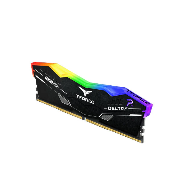 Teamgroup T-Force Delta A RGB 32GB (2x16GB) DDR5 AMD Expo 6000MHz CL38-38-38-78 1.25V Gaming Desktop Memory (Black) (FF7D532G6000HC38ADC01) - Image 3