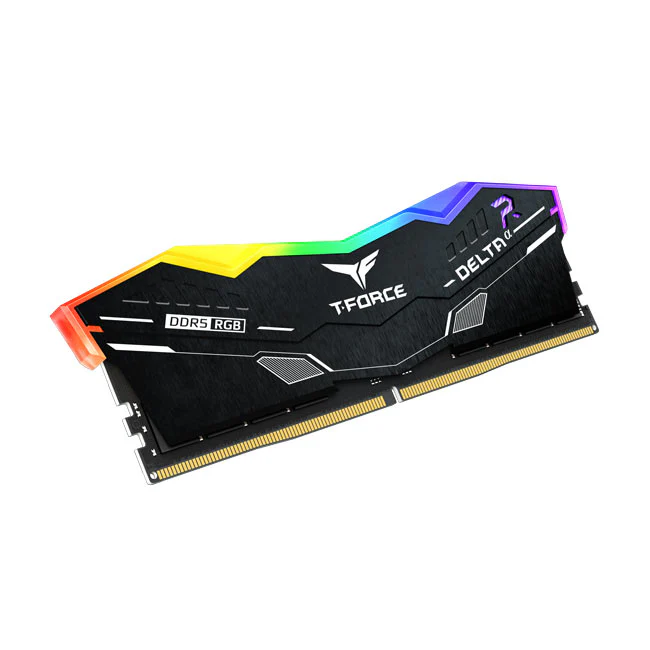 Teamgroup T-Force Delta A RGB 32GB (2x16GB) DDR5 AMD Expo 6000MHz CL38-38-38-78 1.25V Gaming Desktop Memory (Black) (FF7D532G6000HC38ADC01) - Image 4