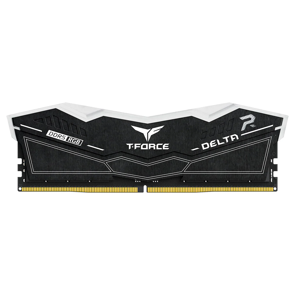 TeamGroup T-Force Delta RGB 64GB (2x32GB) DDR5 6000MHz CL38-38-38-78 1.35V Gaming Desktop Memory (Black, White) - Image 6