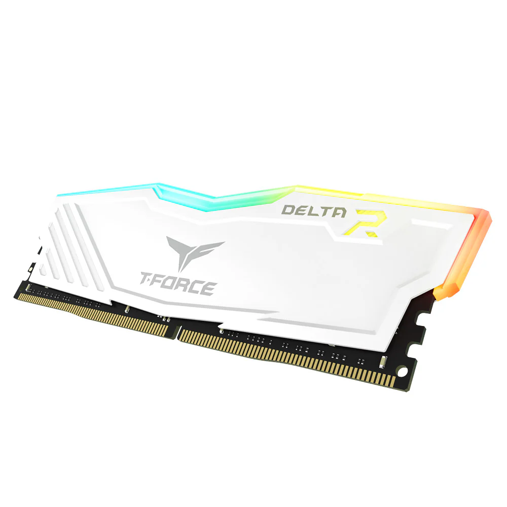 TeamGroup T-Force Delta RGB DDR4 16GB (1x16GB) 3600MHz CL18-22-22-42 1.35V Gaming Desktop Memory (Black, White) - Image 8