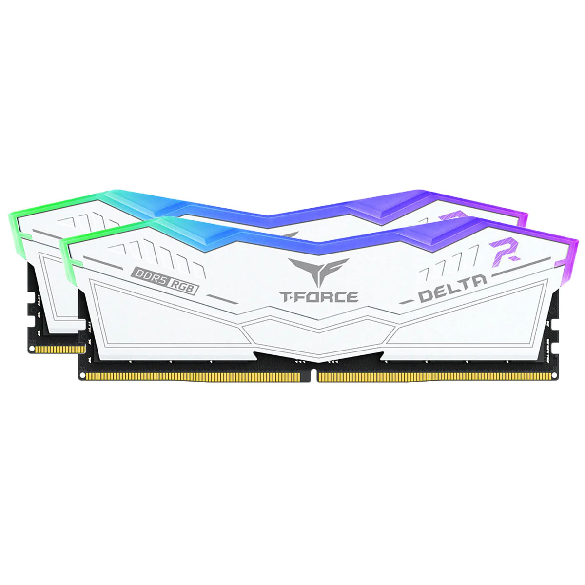 TeamGroup T-Force Delta RGB DDR5 32GB (2x16GB) 6000MHz CL38-46-46-84 1.35V Gaming Desktop Memory (Black, White) (FF3D532G6000HC38JDC01, FF4D532G6000HC38JDC01) - Image 8