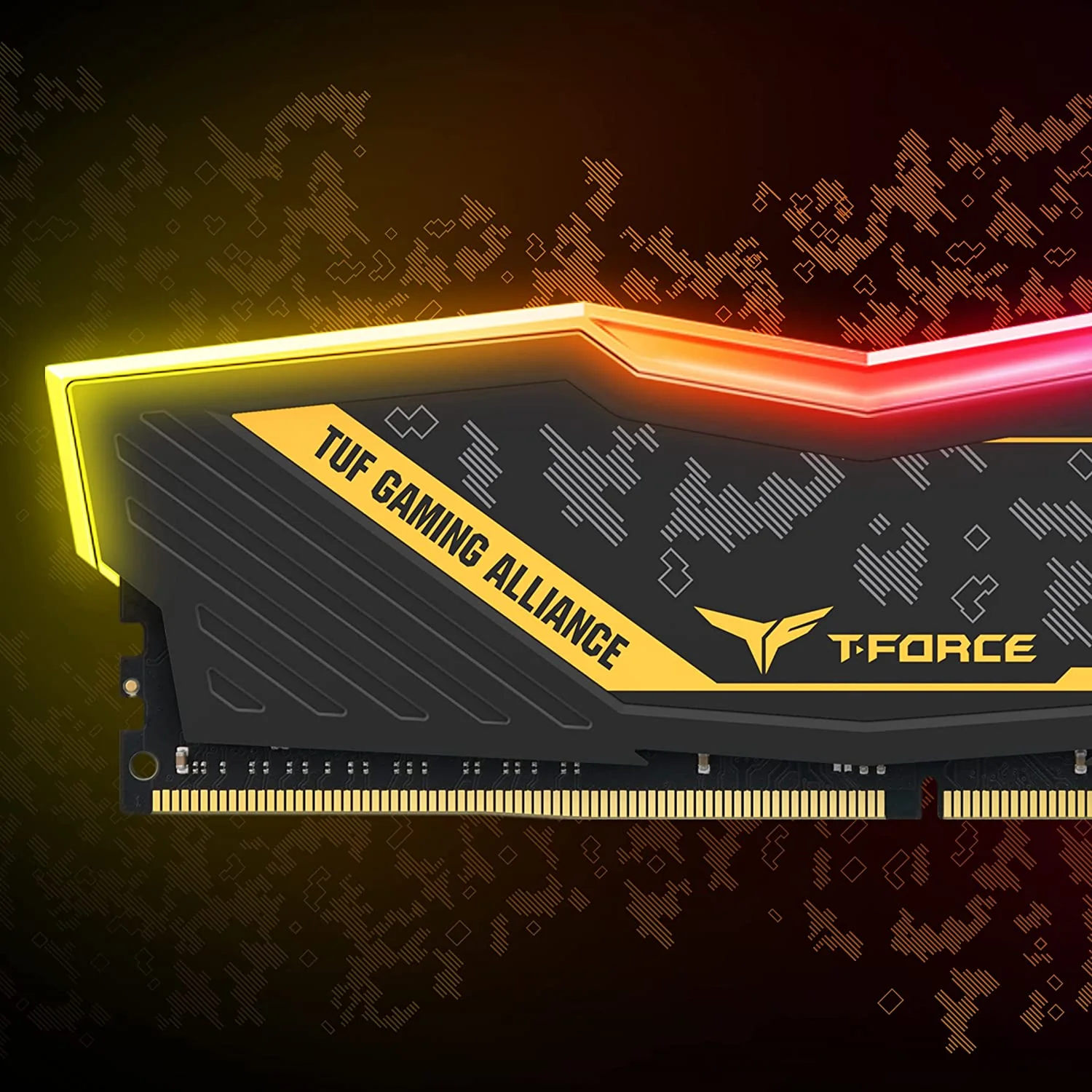 Teamgroup T-Force Delta TUF Gaming Alliance RGB 32GB (2X16GB) DDR4 3600Mhz CL18-22-22-42 1.35V Desktop Memory (TF9D432G3600HC18JDC01) - Image 5