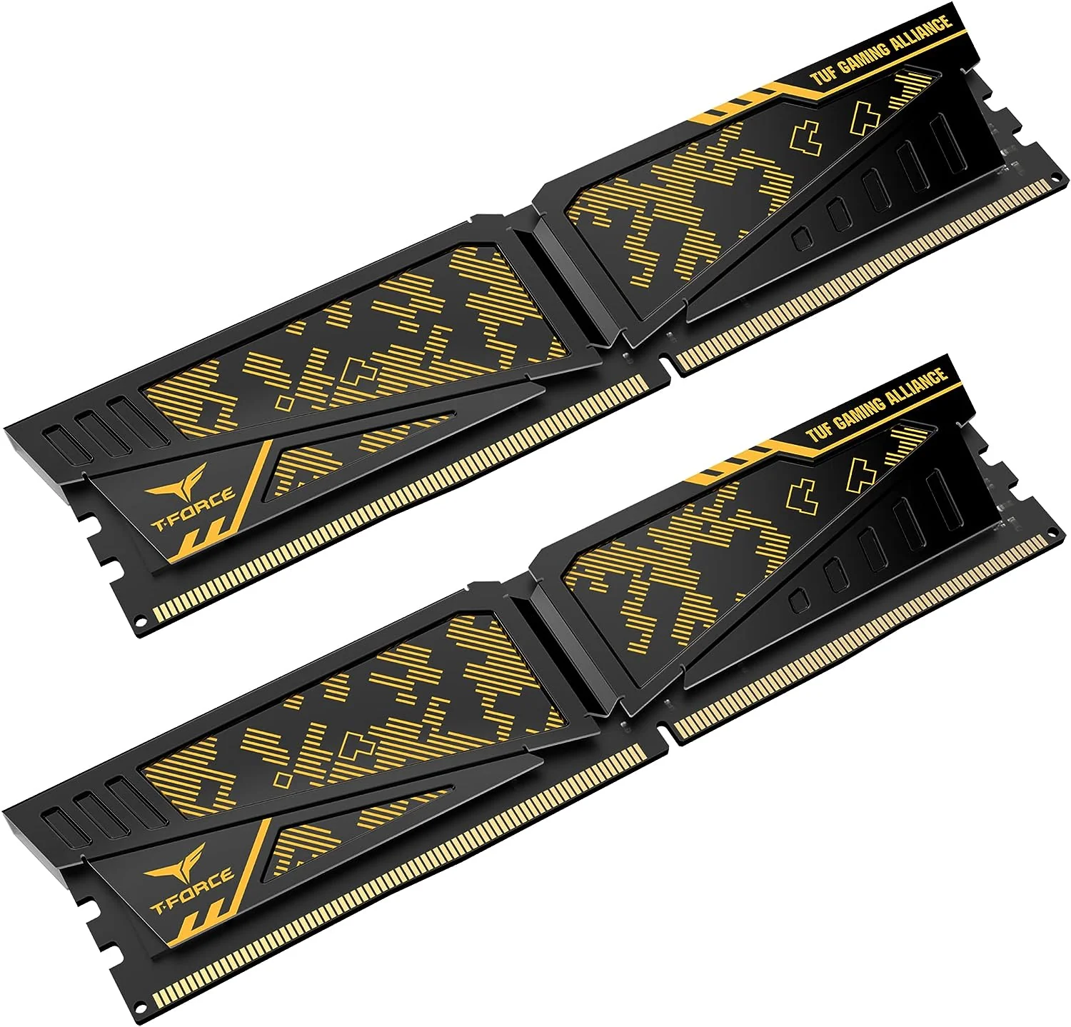 Teamgroup T-Force Vulcan TUF Gaming Alliance 16GB (2X8GB) DDR4 3200MHZ Desktop Memory (TLTYD416G3200HC16CDC01) - Image 2