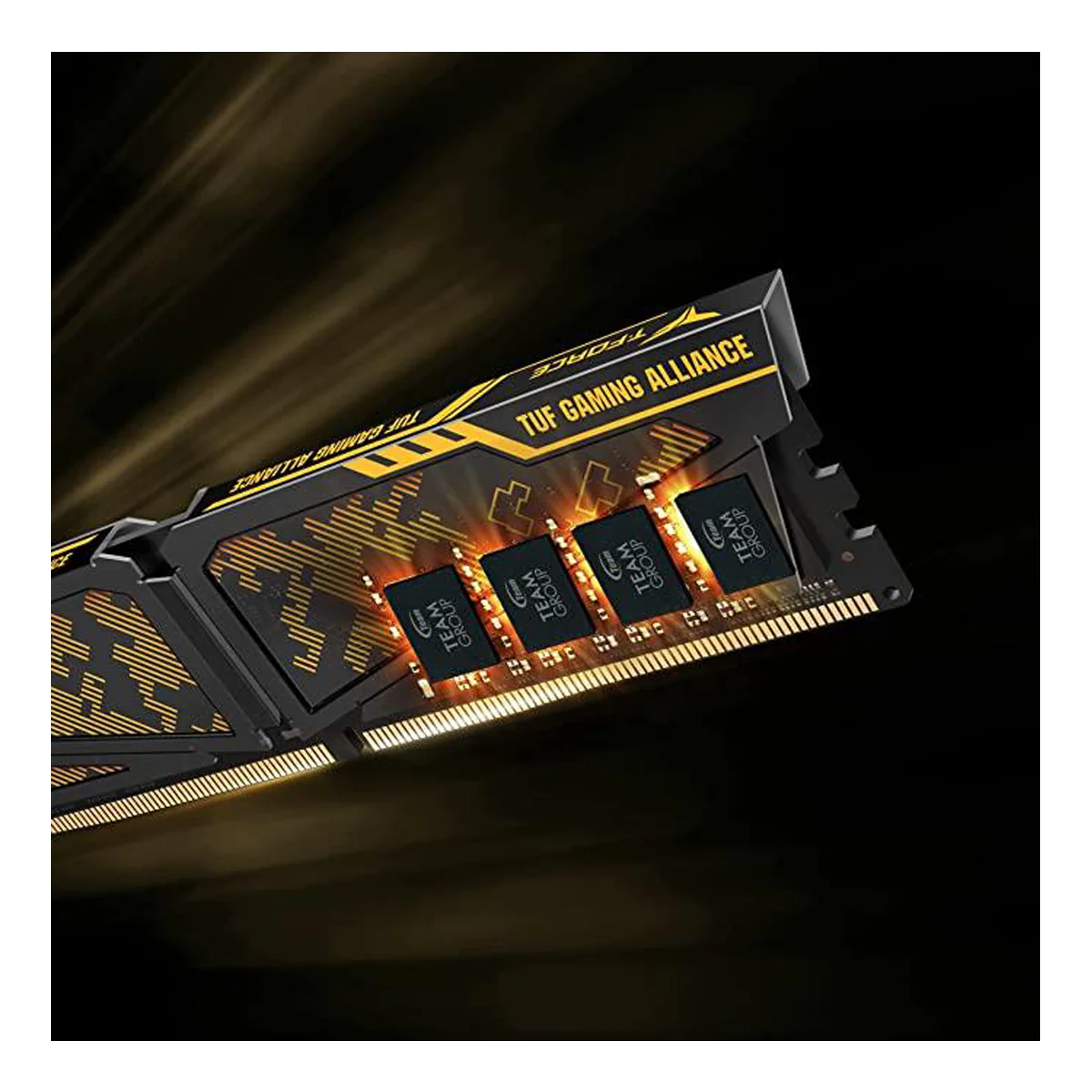 Teamgroup T-Force Vulcan TUF Gaming Alliance 32GB Kit (2X16GB) DDR4 3600MHZ CL18-22-22-42 1.35V Memory (TLTYD432G3600HC18JDC01) - Image 4