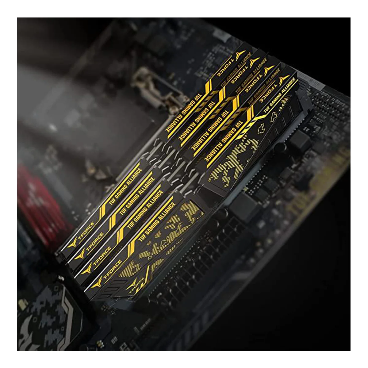 Teamgroup T-Force Vulcan TUF Gaming Alliance 32GB Kit (2X16GB) DDR4 3600MHZ CL18-22-22-42 1.35V Memory (TLTYD432G3600HC18JDC01) - Image 5