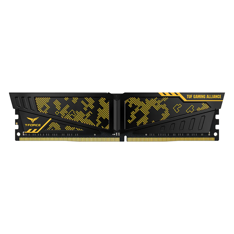 TeamGroup Vulcan T-Force TUF Gaming Alliance DDR4 8GB (1x8GB) 3600MHz CL18 Desktop Memory (TLTYD48G3600HC18J01)