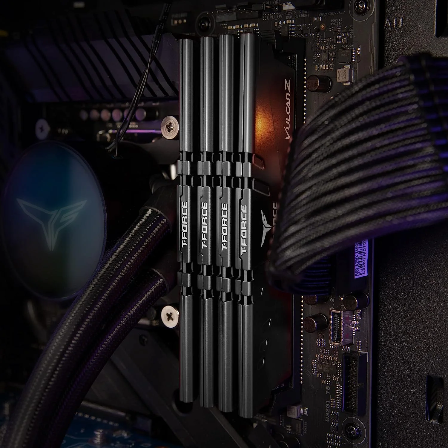 Teamgroup T-Force Vulcan Z 16GB (2X8GB) DDR4 3600MHZ CL18-22-22-42 1.35V Desktop Memory (Grey) (TLZGD416G3600HC18JDC01) - Image 5