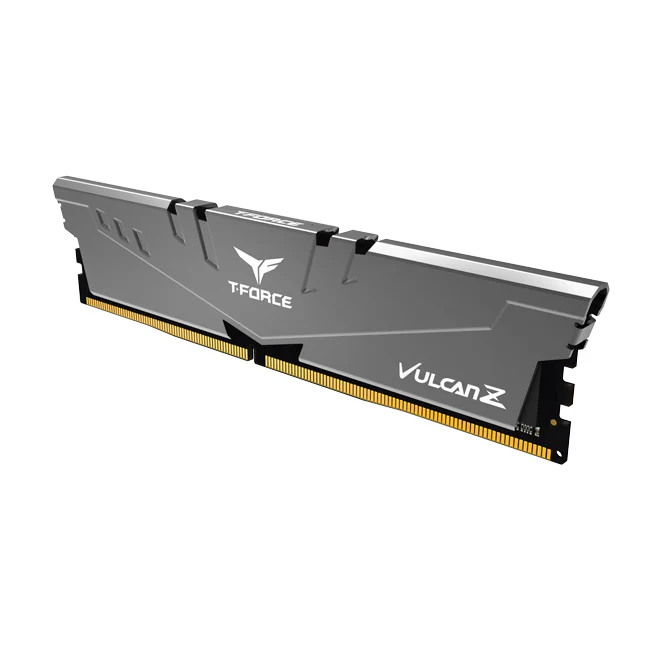 Teamgroup T-Force Vulcan Z 32GB (2X16GB) DDR4 3200MHZ CL16-20-20-40 1.35V Desktop Memory (Grey) (TLZGD432G3200HC16FDC01) - Image 2