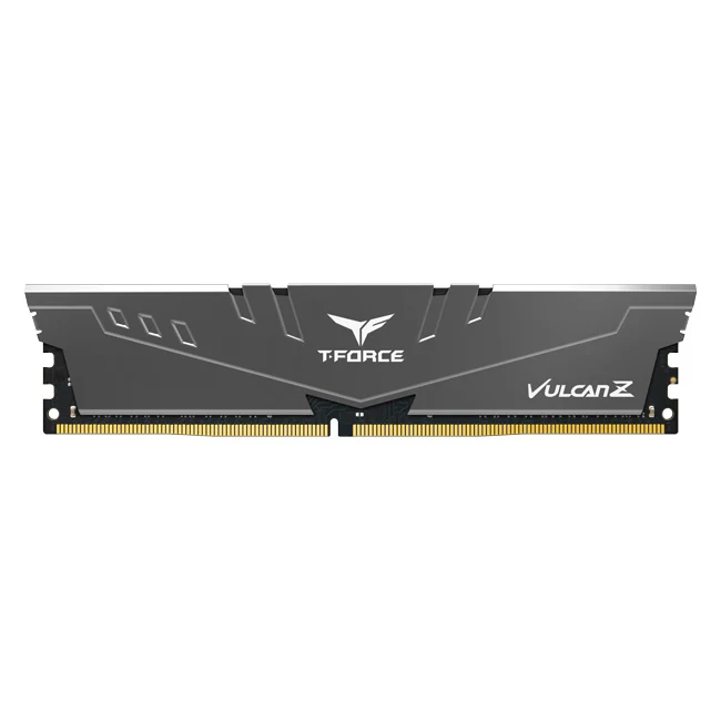 Teamgroup T-Force Vulcan Z 32GB (2X16GB) DDR4 3200MHZ CL16-20-20-40 1.35V Desktop Memory (Grey) (TLZGD432G3200HC16FDC01) - Image 3