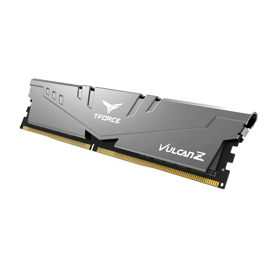 TeamGroup T-Force Vulcan Z DDR4 Desktop Memory 8GB (1x8GB) 3200MHz CL16 Desktop Memory (Gray) (TLZGD48G3200HC16F01) - Image 2
