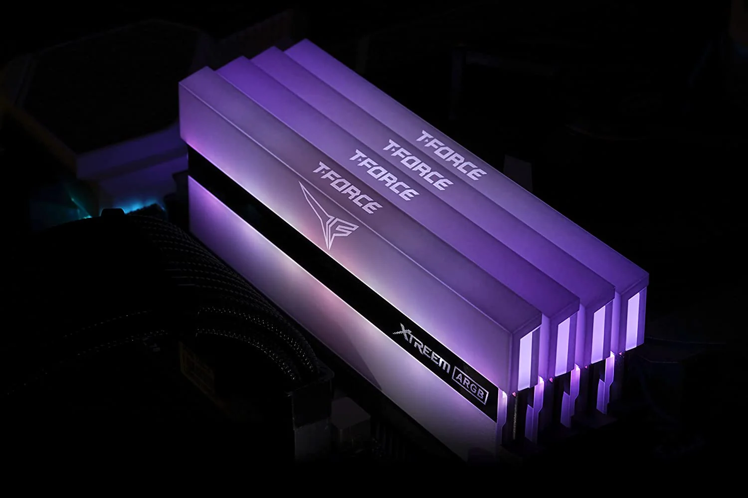 Teamgroup T-Force Xtreem ARGB 16GB (2X8GB) DDR4 3600Mhz CL18-22-22-42 1.35V Desktop Memory (White) (TF13D416G3600HC18JDC01) - Image 4