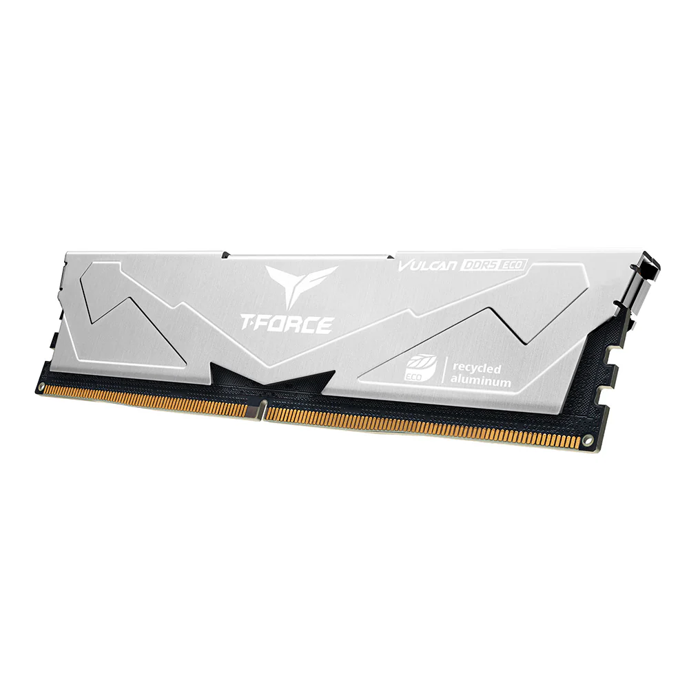 TeamGroup Vulcan T-Force Eco DDR5 32GB (2x16GB) 6000MHz CL38 Gaming Desktop Memory (FLESD532G6000HC38ADC01) - Image 2