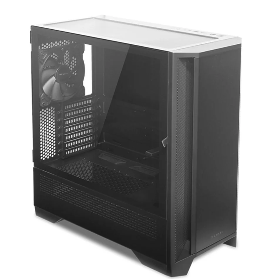Tecware Edge Air TG ATX PC Case With 4x120mm Fans (Black)