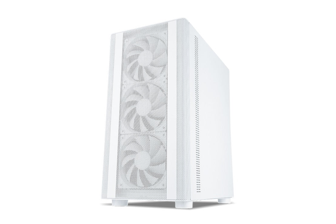 Tecware Flatline High Airflow mATX Case (White) - Image 2