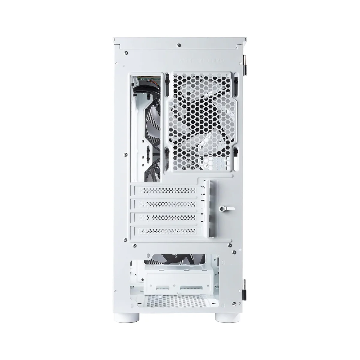 Tecware Forge M Omni Link Mesh Front /TG Side Panel High Airflow PC Case (Black, White) - Image 9