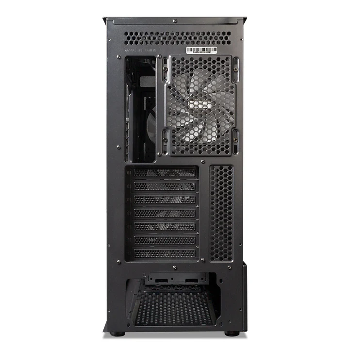 Tecware Forge S TG High Airflow PC Case With 4X Omni P12 ARGB Fans + Hub (Black) - Image 6