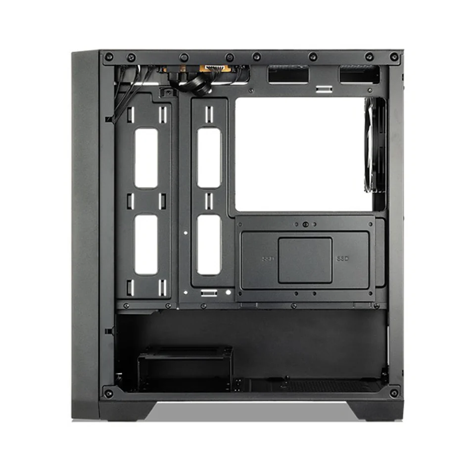 Tecware NEO M2 TG High Airflow Matx Case Tempered Glasse PC Case (Black, White) - Image 9