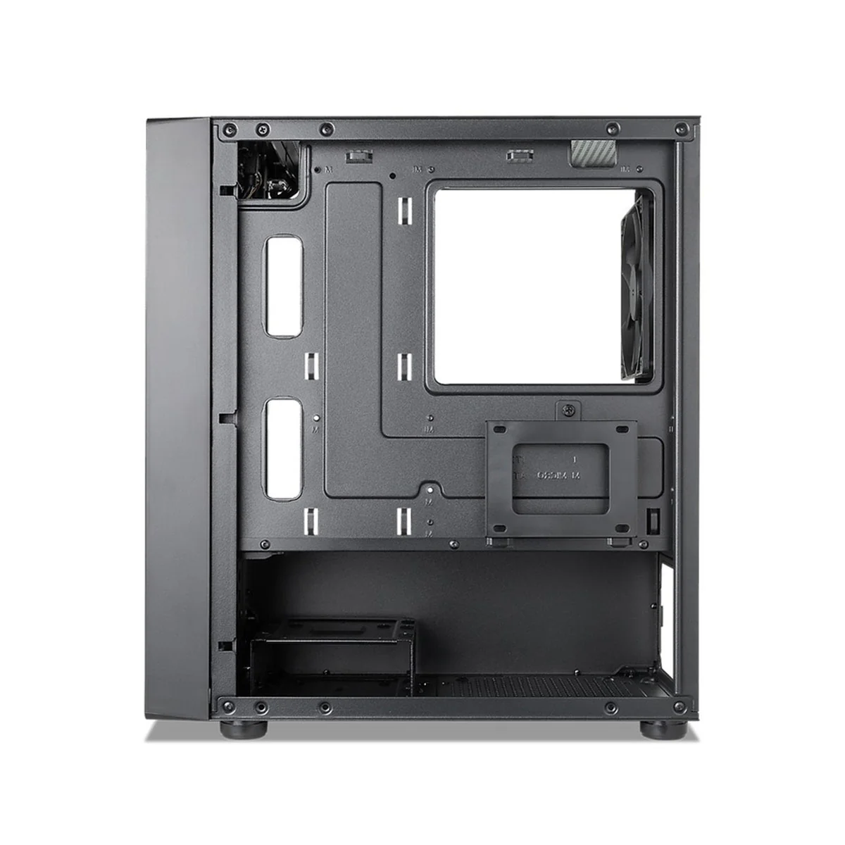 Tecware Nexus Air M2 TG High Airflow MATX PC Case with 3x 120mm Non LED Fans (Black) - Image 4
