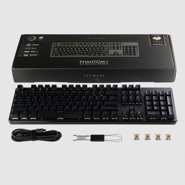 Tecware Phantom+ 104-Keys RGB Wired Mechanical Keyboard (Pre-Lubed Wraith Pink Linear Switches) - Image 5