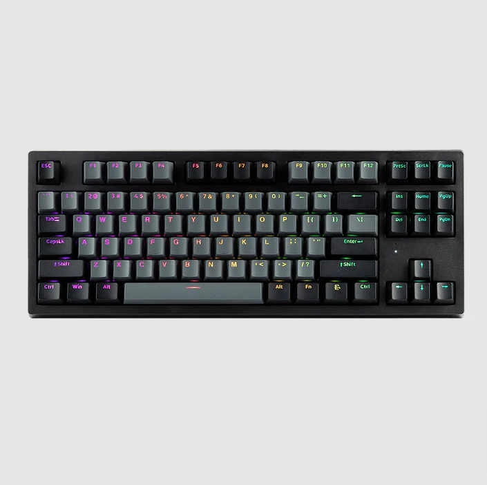 Tecware Phantom+ Elite 87-Keys RGB Wireless/Wired Black Mechanical Keyboard (Pre-Lubed Wraith Orange Tactile Switches) - Image 2