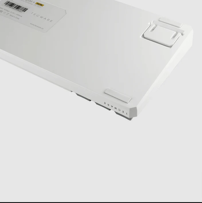 Tecware Phantom+ Elite 87-Keys RGB Wireless/Wired White Mechanical Keyboard (Pre-Lubed Wraith Orange Tactile Switches) - Image 7