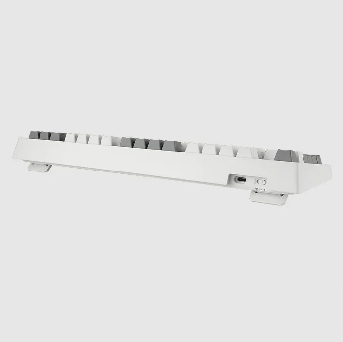 Tecware Phantom+ Elite 87-Keys RGB Wireless/Wired White Mechanical Keyboard (Pre-Lubed Wraith Pink Linear Switches) - Image 5