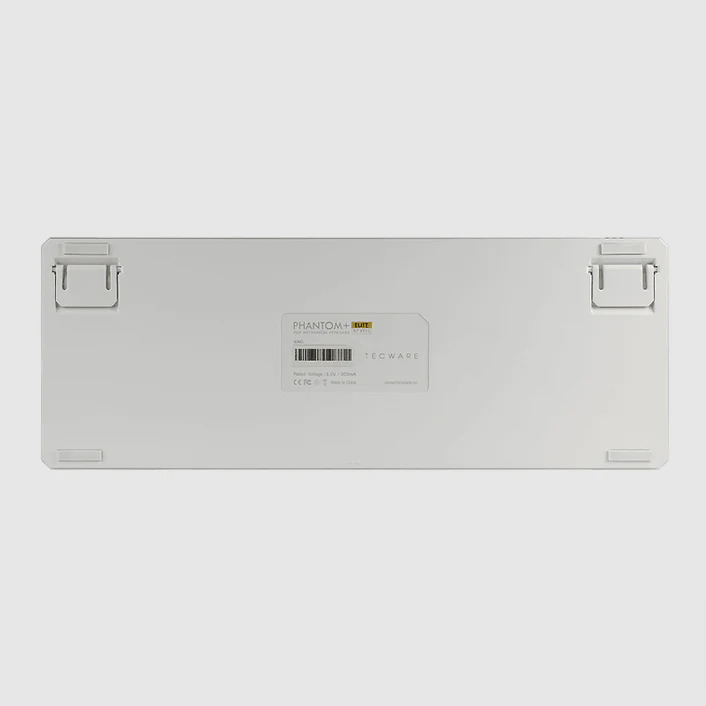 Tecware Phantom+ Elite 87-Keys RGB Wireless/Wired White Mechanical Keyboard (Pre-Lubed Wraith Red Linear Switches) - Image 10